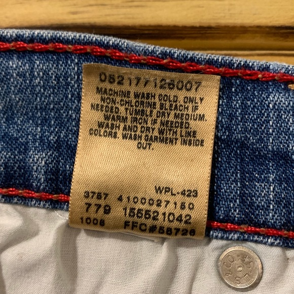 Levi 550 Jeans Relaxed Boot Cut Jeans - Picture 7 of 8